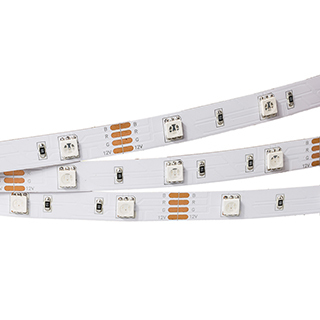 Лента NORMALED-B30-10mm 12V RGB (7.2 W/m, IP20, 5060, 5m) (Arlight, Открытый)