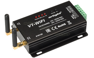 Контроллер VT-WIFI (12-24V, 180-360W) (Arlight, Металл)