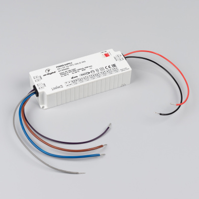 Блок питания ARJ-SP-40-PFC-DALI2-INS (40W, 9-47V, 0.85-1.2A) (Arlight, IP20 Пластик, 5 лет)