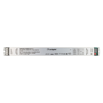 Блок питания ARJ-SN-50-LINEAR-PFC-DALI-MIX-PD (50W, 9-42V, 0.9-1.4А) (Arlight, IP20 Металл, 3 года)