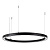 Светильник SP-CIRCLE-HANG-O3535-D1200-75W Day4000 (RAL9005, 120 deg, 230V) IP40 LED (Arlight, Алюминий)